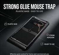 Piège à colle pour souris et rats en plastique à adhérence forte, pour intérieur et extérieur, attrape-rongeurs