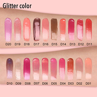 Base de gloss à lèvres OEM 50 ml, marque privée, DIY, hydratante, mate, scintillante, imperméable, longue durée, fournisseur de cosmétiques, base de gloss à lèvres