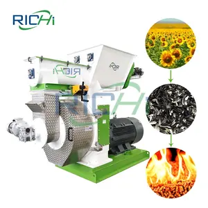 Industri 3-4 T/H Sunflower Pellet Granulator