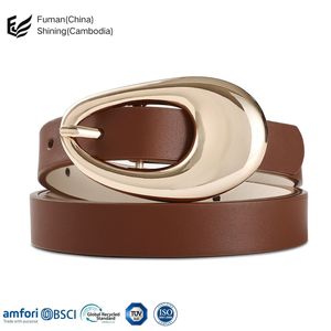 เข็มขัดหนังวัวแท้วินเทจสำหรับผู้หญิงเข็มขัดลำลองอเนกประสงค์ออกแบบโดยสุภาพสตรีปากีสถานพร้อมหัวเข็มขัดโลหะผสม - Product Image 1