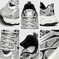 Fabricant de chaussures personnalisées, chaussures épaisses de luxe personnalisées, baskets OEM, style de marche tendance, chaussures décontractées épaisses, chaussures de sport personnalisées
