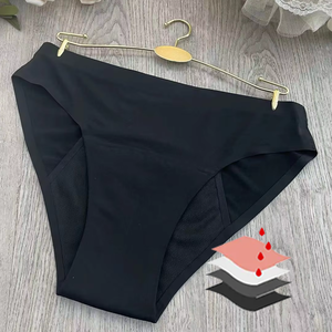 OEM/ODM Pantalons menstruels sans couture et invisibles de taille XL Culottes menstruelles adhésives étanches en tissu - Product Image 1