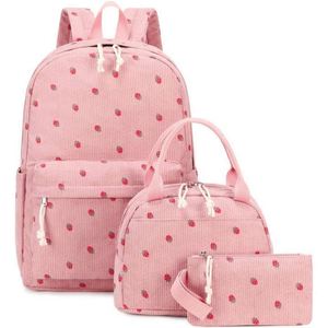 Adolescents School Backpack Character Pattern Polyester Lining <b>Book</b> Bag with Lunch Box Pencil <b>Case</b> for Teens Boys Girls - Product Image 5