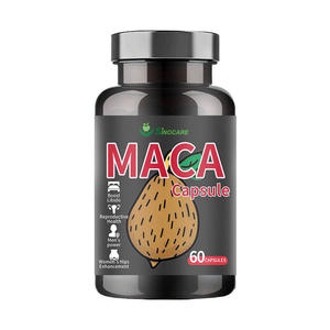 Maca Wurzel pulver Männer Starkes Bett Stärkste Ginseng-Kapseln Natürliche ultimative Maca Plus <span class=keywords><strong>Sex</strong></span> Männliche Verbesserung Schwarze Maca-Kapseln - Product Image 1