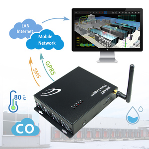 Không dây <span class=keywords><strong>GSM</strong></span> SMS nhiệt điều khiển/giám sát modbus dữ liệu logger tủ lạnh giám sát - Product Image 4