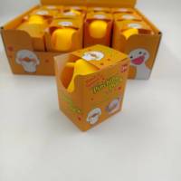 Jouet anti-stress à rebond lent en caoutchouc marbré en forme d'œuf de Pâques pour le style et le divertissement