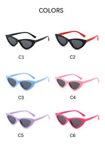 Vente en gros Lunettes de soleil tendance œil de chat Lunettes de soleil tendance pour enfants Lunettes de soleil unisexes tendance Lunettes de soleil uniques - Product Image 5