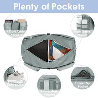Sacs de sport de grande capacité avec compartiment personnalisé, imperméables, pour femme, avec poches de rangement humides et sèches, nouveau design, sacs de yoga