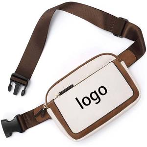 Sac à bandoulière en cuir à motif cheval fou sac banane classique sacs de taille de voyage rétro pour femmes et hommes - Product Image 4