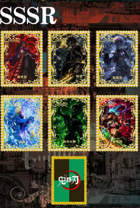 Carte da Collezione all'Ingrosso per Live Streaming: Carte Metalliche Hot JIANXIN Ghost Demon Nezuko <span class=keywords><strong>Tanjiro</strong></span> - Product Image 2
