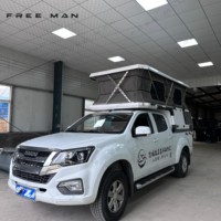 Auvent de camionnette robuste à coque souple, type camping-car escamotable avec tente latérale souple à levage droit pour Jiangxi Isuzu