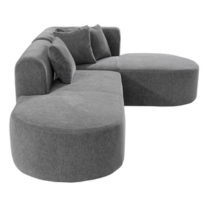 Sofá Cama en Forma de L, Modular, Sin Estructura, para Salas de Estar, Muebles OEM - Product Image 2