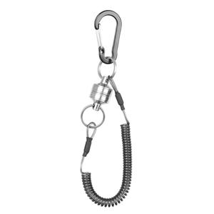 Sangle <span class=keywords><strong>de</strong></span> sécurité magnétique pour poignet, cordon rétractable en acier, porte-clés pour outils <span class=keywords><strong>de</strong></span> pêche en plein air et équipement portable - Product Image 1