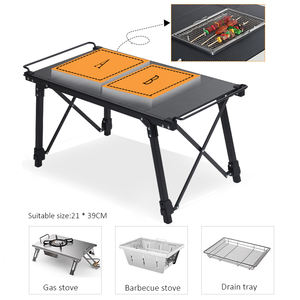 Table de pique-nique et barbecue IGT pliable en aluminium, légère et modulable, pour l'extérieur – Offre spéciale OEM - Product Image 4