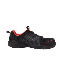 Chaussures de sécurité unisexe d'été en cuir véritable à embout d'acier, semelle intermédiaire en fer, maille respirante, semelle extérieure en PU, résistantes à la perforation, coupe basse pour chantier