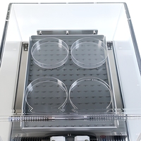 Agitateur à bascule d'incubation de laboratoire WIRS100 PID 0-60 tr/min Inclinaison 0-15 degrés 5-65°C Précision 0,5°C Charge 5 kg 5 programmes Moteur pas à pas