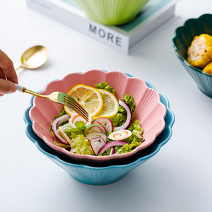 Cuencos de cerámica <span class=keywords><strong>Multicolor</strong></span> para restaurante en casa, ensaladas, cereales, postres, frutas, aperitivos, Pasta, cuenco para helado - Product Image 3
