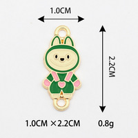 LC20250733 Vente en gros de breloques en alliage de mode Labubu, accessoires de bijoux, accessoires pour la fabrication de bijoux