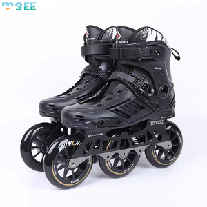 Rollers en Ligne de Vitesse Professionnels SeeMore Haute Performance pour Adultes avec Roues de 110 mm, Patins à Roues Alignées à 3 Roues - Product Image 4