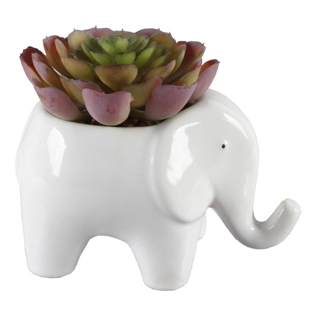 Vaso Animale Sirena In Resina Per Piante Grasse E Succulente – Decorazione Interno/Esterno