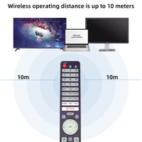 Control remoto infrarrojo universal con luz nocturna apto para varias marcas de TV GB326WJSA Smart TV