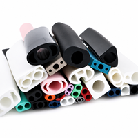 Gaine diffuseur de lumière flexible en silicone fluorescent LED sur mesure, extrudée, pour éclairage en bande, avec service de découpe