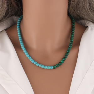 Collana Carrie proprio come quel <span class=keywords><strong>sesso</strong></span> la città ha ispirato gioielli collana di perline di Malachite turchese - Product Image 6