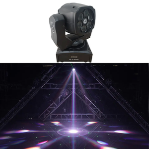 6 Luces LED RGBW de 15W con Control DMX512/Activación por Sonido, Clasificación IP65 para Iluminación de DJ/Conciertos/Discotecas - Product Image 1