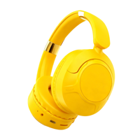 Casque sans fil personnalisable avec réduction de bruit ANC, écouteurs stéréo, casque de sport pour téléphone portable