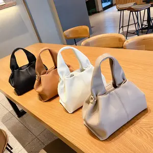 2023 New French solid color bento bag Europe and the United States fashion ladies handbag shoulder crossbody bag