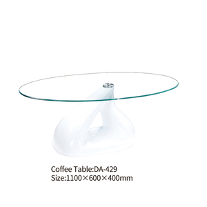 Chinese supplier living room furniture design modern glass center coffee table - Product Image 4