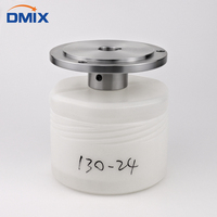DMIX Haute Précision 130mm 45 #   Bride de montage polie en acier au carbone pour adaptateur de broche à connexion stable pour tour CNC