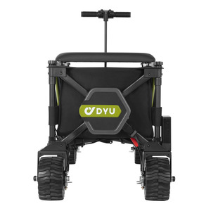 Carrito de Camping Eléctrico Plegable de Cuatro Ruedas DYU CampX con Asiento y Estructura Cerrada - Product Image 3