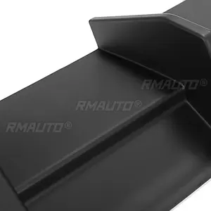 Difusor de Parachoques Trasero Tipo Aleta de Tiburón para Dodge Challenger GT SXT Plus 2015-2023, Spoiler con Divisor de Labio, Negro Mate, Negro Brillante - Product Image 5