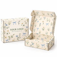Boîte d'expédition en carton ondulé personnalisée, écologique, en matériaux recyclés, réutilisable, pliable, avec logo personnalisé pour les vêtements