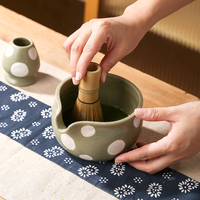 Ensemble d'outils pour la cérémonie du thé Matcha japonais, kit Matcha complet avec bol en céramique, fouet en bambou, boîte cadeau haut de gamme pour la maison et les cadeaux