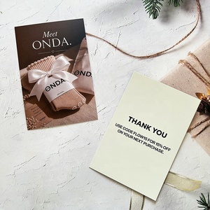 <span class=keywords><strong>Tarjeta</strong></span> <span class=keywords><strong>de</strong></span> Agradecimiento Personalizada con Papel Dorado <span class=keywords><strong>en</strong></span> Relieve, Cartulina Gruesa <span class=keywords><strong>de</strong></span> Lujo, Logotipo Personalizado para Tienda <span class=keywords><strong>en</strong></span> Línea, Pequeñas Empresas, Embalaje para Minoristas - Product Image 5