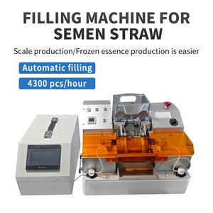 Machine de remplissage automatique de paille de sperme mise à jour <span class=keywords><strong>BTS</strong></span> 0.25ml et 0.5ml pour l'équipement vétérinaire de personnalisation de sperme de Reproduction animale - Product Image 4