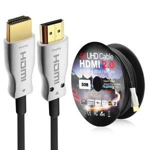 Câble <span class=keywords><strong>HDMI</strong></span> à <span class=keywords><strong>fibre</strong></span> <span class=keywords><strong>optique</strong></span> Xput 18 Gbps 4K 60 Hz 1080p HD Vidéo AOC <span class=keywords><strong>HDMI</strong></span> 2.0 Câble à <span class=keywords><strong>fibre</strong></span> <span class=keywords><strong>optique</strong></span> 10 m 15 m 20 m 30 m 50 m 100 m - Product Image 1