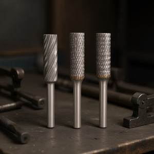 Fraise rotative cylindrique Ttake Ab8100, coupe Z6 de 8 mm pour outils de meulage et de polissage du métal - Product Image 3