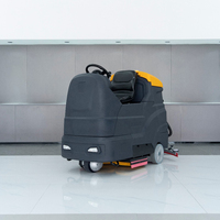 Autolaveuse autoportée électrique ODM/OEM avec réservoirs de lavage et de récupération de grande capacité, alimentée par batterie, pour entrepôt