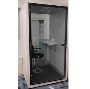 Oferta Especial en Cabina Acústica Insonorizada Nexo de un Solo Asiento para Trabajo Privado, Videollamadas y Reuniones Disponible para la Venta - Product Image 2