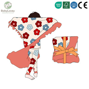 Couverture en bambou respirante Babylovey à double face avec motif de dessin animé, <span class=keywords><strong>pour</strong></span> toutes les saisons, avec logo et design personnalisés OEM - Product Image 4