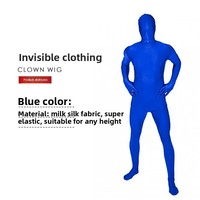 Couleur pure Zentai Body complet pour hommes femmes Halloween carnaval Cosplay Costume peau serré combinaison une pièce Body Costume