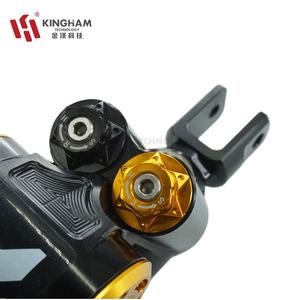 KINGHAM אופנוע כפול השעיה מתכוונן עבור ימאהה Nmax Xmax וספה Aerox nvx הונדה לחץ Vario BWM אחורי בולם זעזועים - Product Image 5