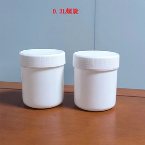 ภาชนะพลาสติก 0.3 ลิตร ฝาเกลียว ทนสารเคมี สำหรับสีทาซ่อมผนัง ยาสำหรับสัตว์ - Product Image 1