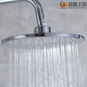 Juego de ducha con cabezal de ducha de mano, cuatro configuraciones de velocidad, pulverizador de lluvia, burbujas de masaje, pulverizador de agua automático, forma redonda - Product Image 2