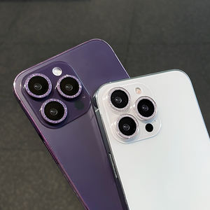 Iphone के लिए ग्लिटर डायमंड मेटल कैमरा लेंस 16 14 प्रो मैक्स 13 15 12 कैमरा सेंसर रक्षक - Product Image 6