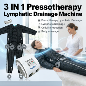 Appareil de drainage lymphatique à 24 airbags le plus vendu, machine de massage amincissante par pressothérapie pour relaxation corporelle complète, idéal pour les salons - Product Image 1