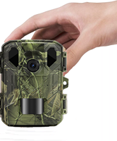 Mini caméra de surveillance de la faune avec connectivité Wi-Fi via application, résolution vidéo 4K 48MP, portée IR 20m/85ft, version compacte à excellent rapport qualité-prix
